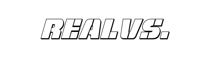 Freedom Fighter 3D Italic  Free Fonts Download