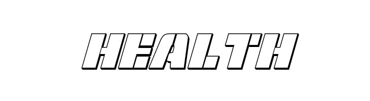 Freedom Fighter 3D Italic  Free Fonts Download