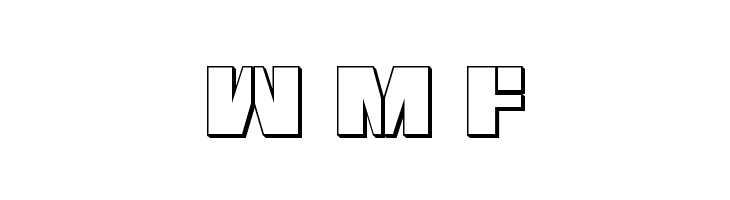 Freedom Fighter 3D Regular  Free Fonts Download