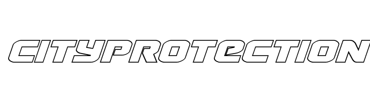 Terran Outline Italic  Free Fonts Download