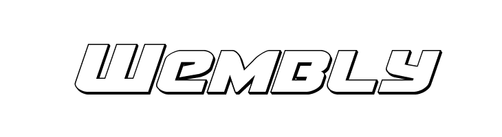 Terran 3D Italic  Free Fonts Download