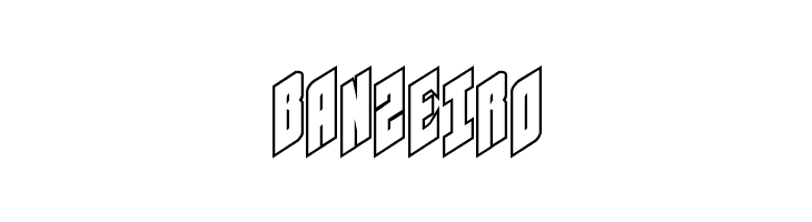 Galaxy Force Outline  Free Fonts Download