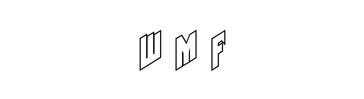 Galaxy Force Outline  Free Fonts Download