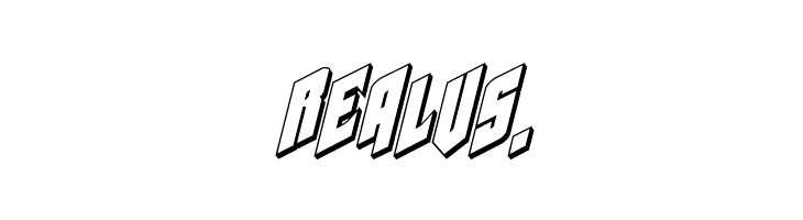 Galaxy Force 3D Italic  Free Fonts Download