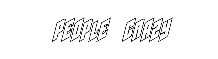 Galaxy Force Outline Italic  Free Fonts Download