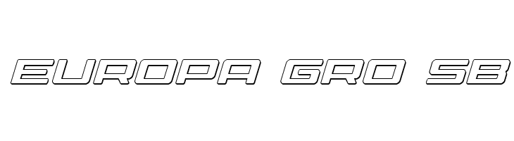 Phoenicia 3D Italic  Free Fonts Download