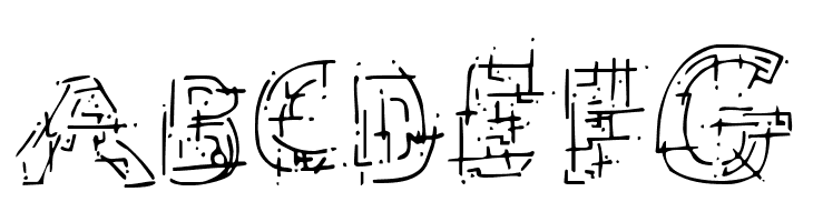 Chaotic Circuit Regular  Free Fonts Download