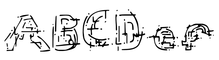 Chaotic Circuit Regular  Free Fonts Download