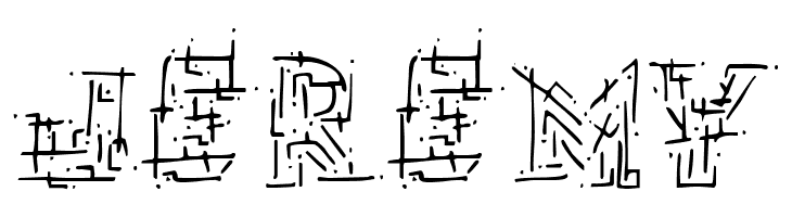 Chaotic Circuit Regular  Free Fonts Download