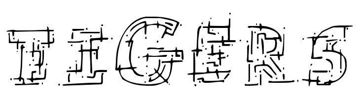 Chaotic Circuit Regular  Free Fonts Download