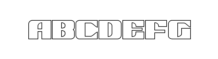 21 Gun Salute Outline  Free Fonts Download
