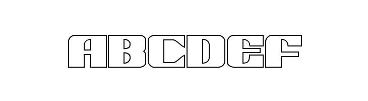 21 Gun Salute Outline  Free Fonts Download