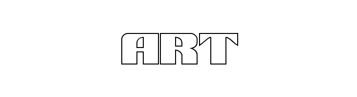 21 Gun Salute Outline  Free Fonts Download