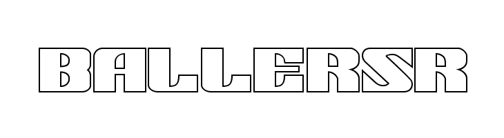 21 Gun Salute Outline  Free Fonts Download