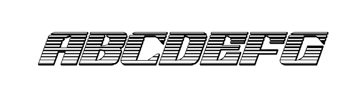 21 Gun Salute Chrome Italic  Free Fonts Download