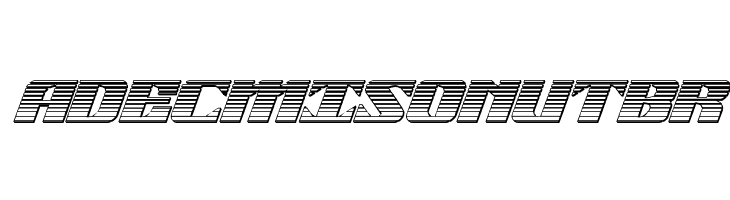 21 Gun Salute Chrome Italic  Free Fonts Download