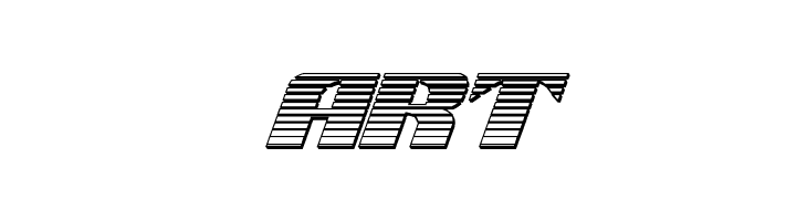 21 Gun Salute Chrome Italic  Free Fonts Download