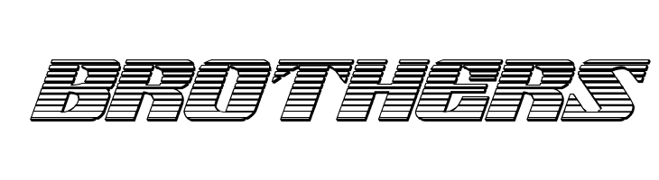 21 Gun Salute Chrome Italic  Free Fonts Download