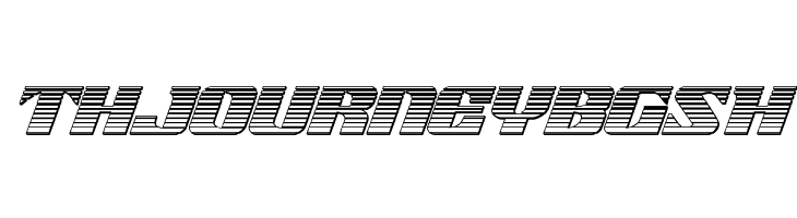 21 Gun Salute Chrome Italic  Free Fonts Download