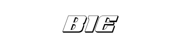 21 Gun Salute 3D Italic  Free Fonts Download