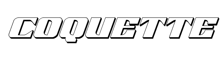 21 Gun Salute 3D Italic  Free Fonts Download