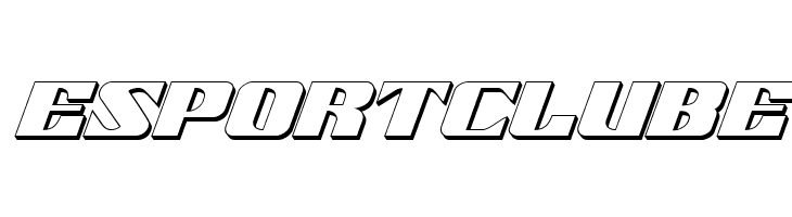 21 Gun Salute 3D Italic  Free Fonts Download