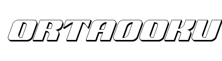 21 Gun Salute 3D Italic  Free Fonts Download