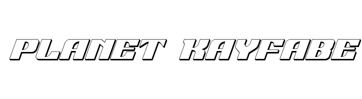 21 Gun Salute 3D Italic  Free Fonts Download