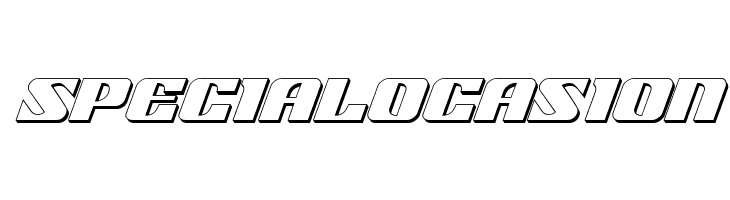 21 Gun Salute 3D Italic  Free Fonts Download