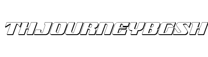 21 Gun Salute 3D Italic  Free Fonts Download