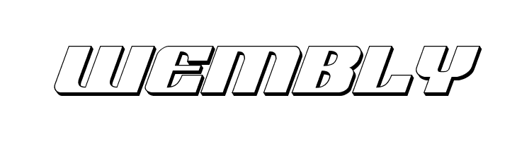 21 Gun Salute 3D Italic  Free Fonts Download