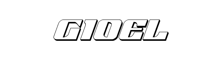 21 Gun Salute 3D Italic  Free Fonts Download