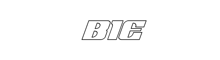 21 Gun Salute Outline Italic  Free Fonts Download