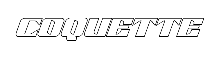 21 Gun Salute Outline Italic  Free Fonts Download