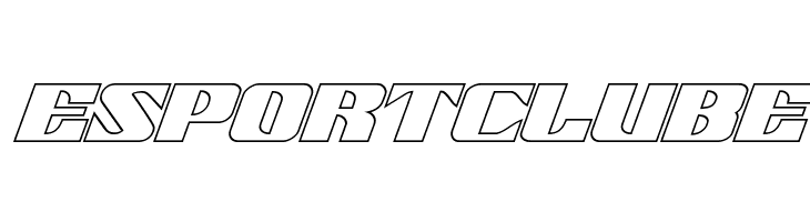 21 Gun Salute Outline Italic  Free Fonts Download