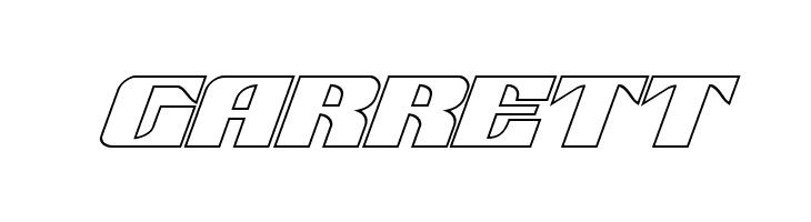 21 Gun Salute Outline Italic  Free Fonts Download