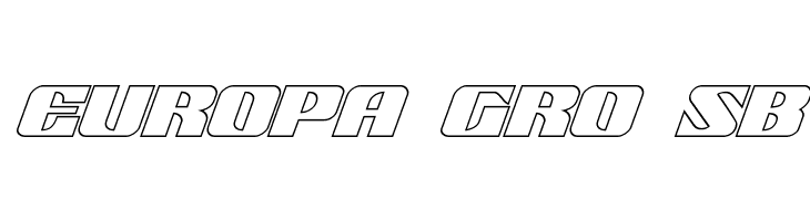 21 Gun Salute Outline Italic  Free Fonts Download