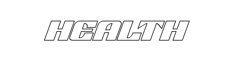 21 Gun Salute Outline Italic  Free Fonts Download