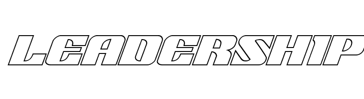 21 Gun Salute Outline Italic  Free Fonts Download