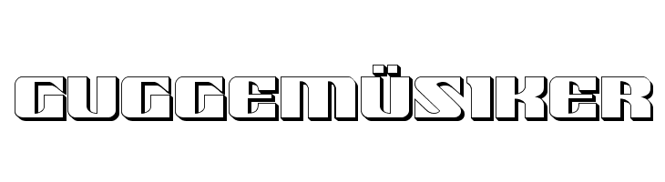 21 Gun Salute 3D  Free Fonts Download