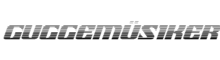 21 Gun Salute Gradient Italic  Free Fonts Download