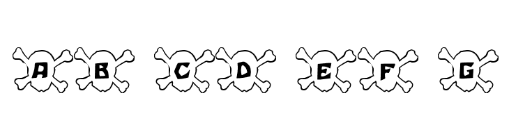 101! Skull &BoneZ  Free Fonts Download