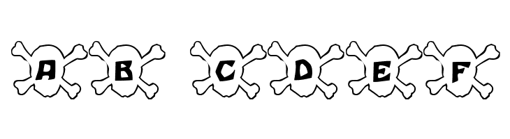 101! Skull &BoneZ  Free Fonts Download