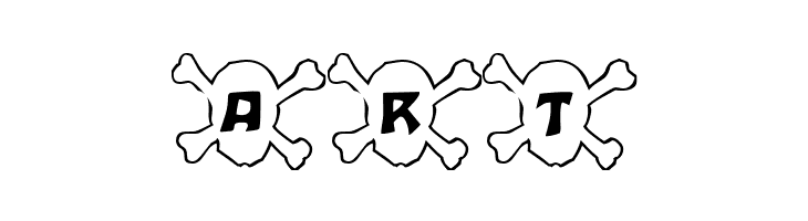 101! Skull &BoneZ  Free Fonts Download