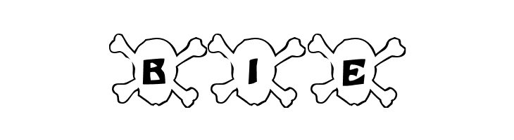 101! Skull &BoneZ  Free Fonts Download