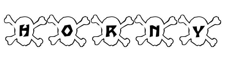 101! Skull &BoneZ  Free Fonts Download