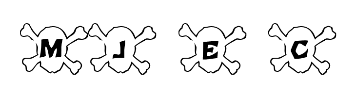 101! Skull &BoneZ  Free Fonts Download