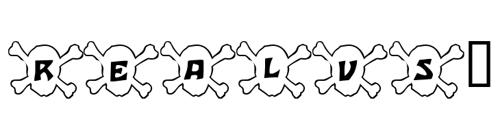 101! Skull &BoneZ  Free Fonts Download