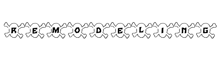 101! Skull &BoneZ  Free Fonts Download