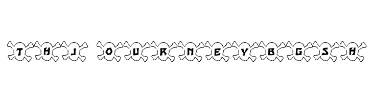101! Skull &BoneZ  Free Fonts Download